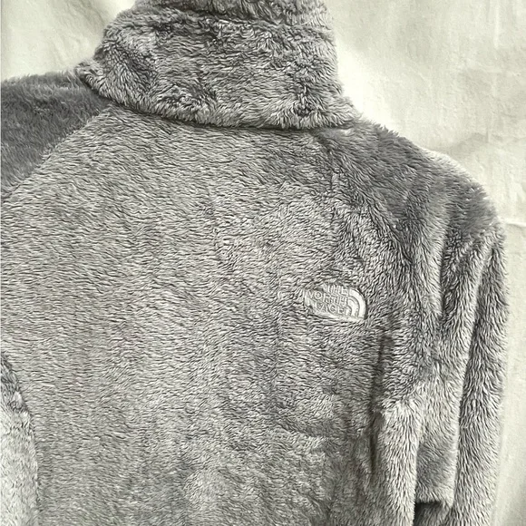 The North Face Osito Fleece Full Zip Jacket Gray/Silver- Size Medium - Picture 8 of 10